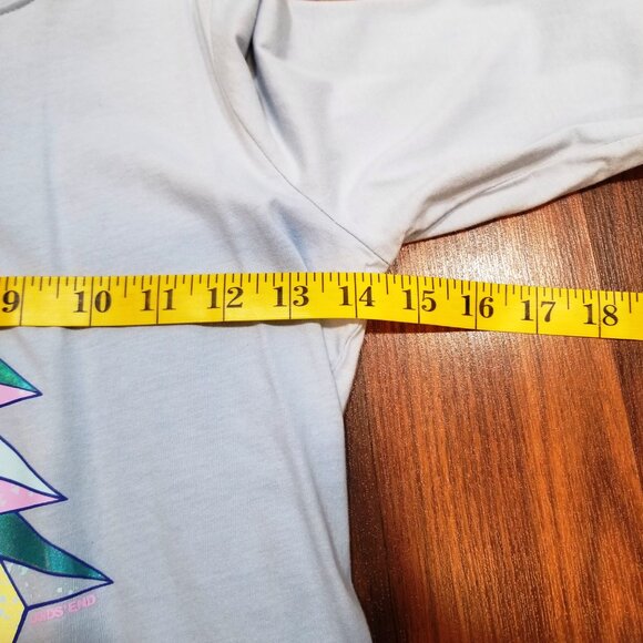 Girls' Lands' End L/S Curved Hem Graphic Tee, Size L (10-12), EUC - Picture 8 of 12